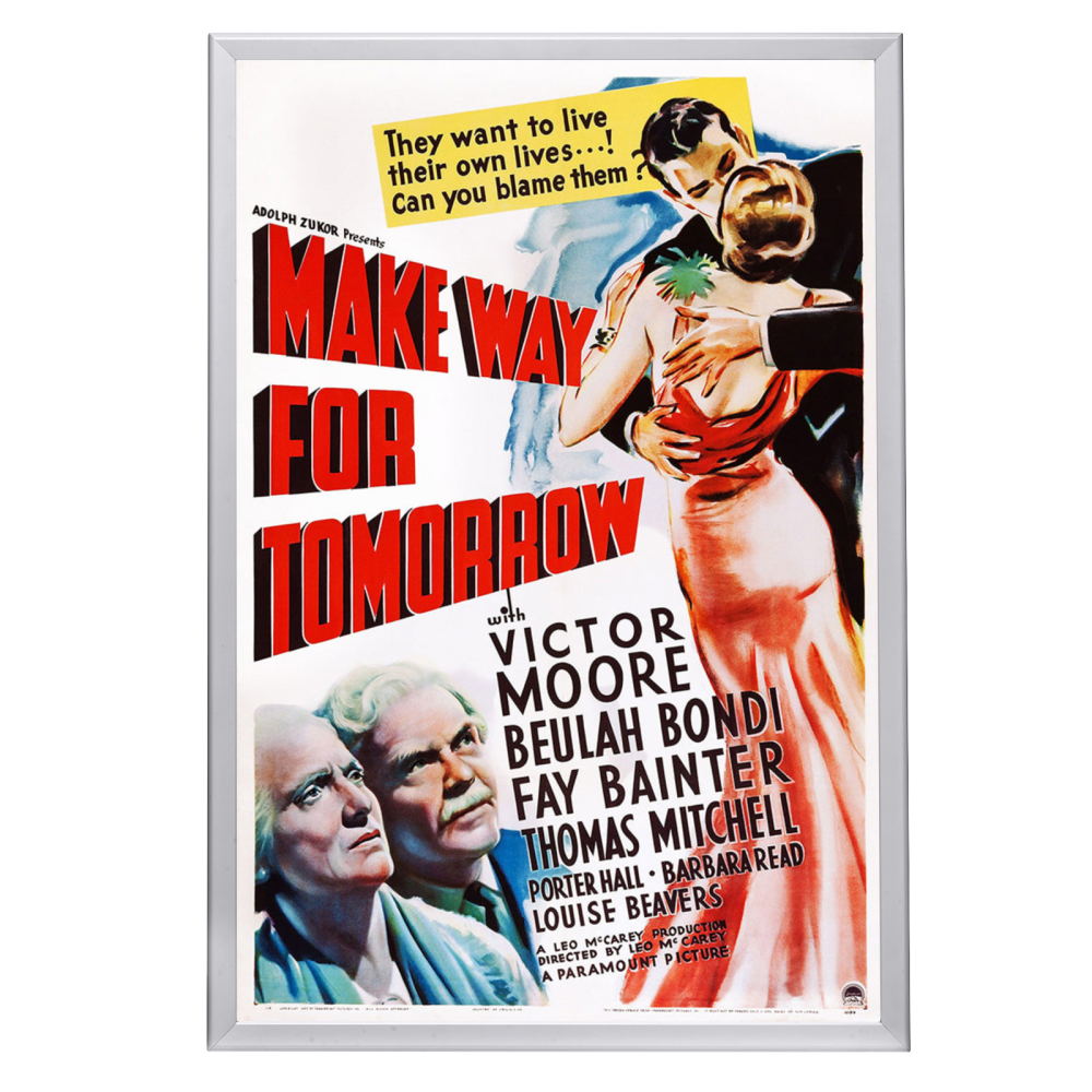 "Make Way For Tomorrow" (1937) Framed Movie Poster