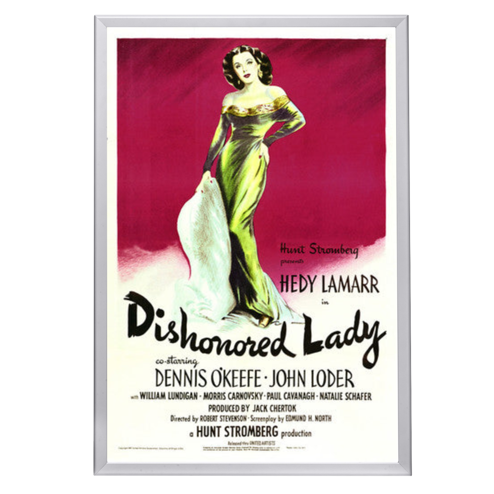 "Dishonored Lady" (1947) Framed Movie Poster