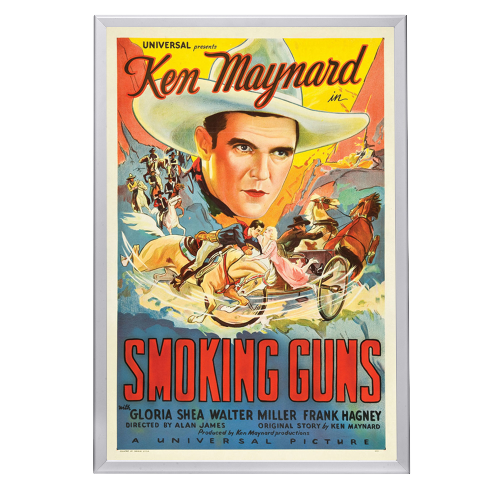 "Smoking Guns" (1934) Framed Movie Poster