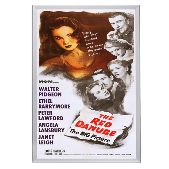 "Red Danube" (1949) Framed Movie Poster