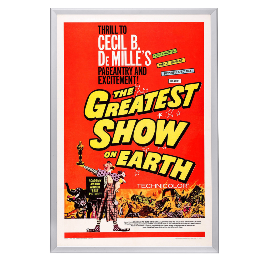 "Greatest Show On Earth" (1952) Framed Movie Poster