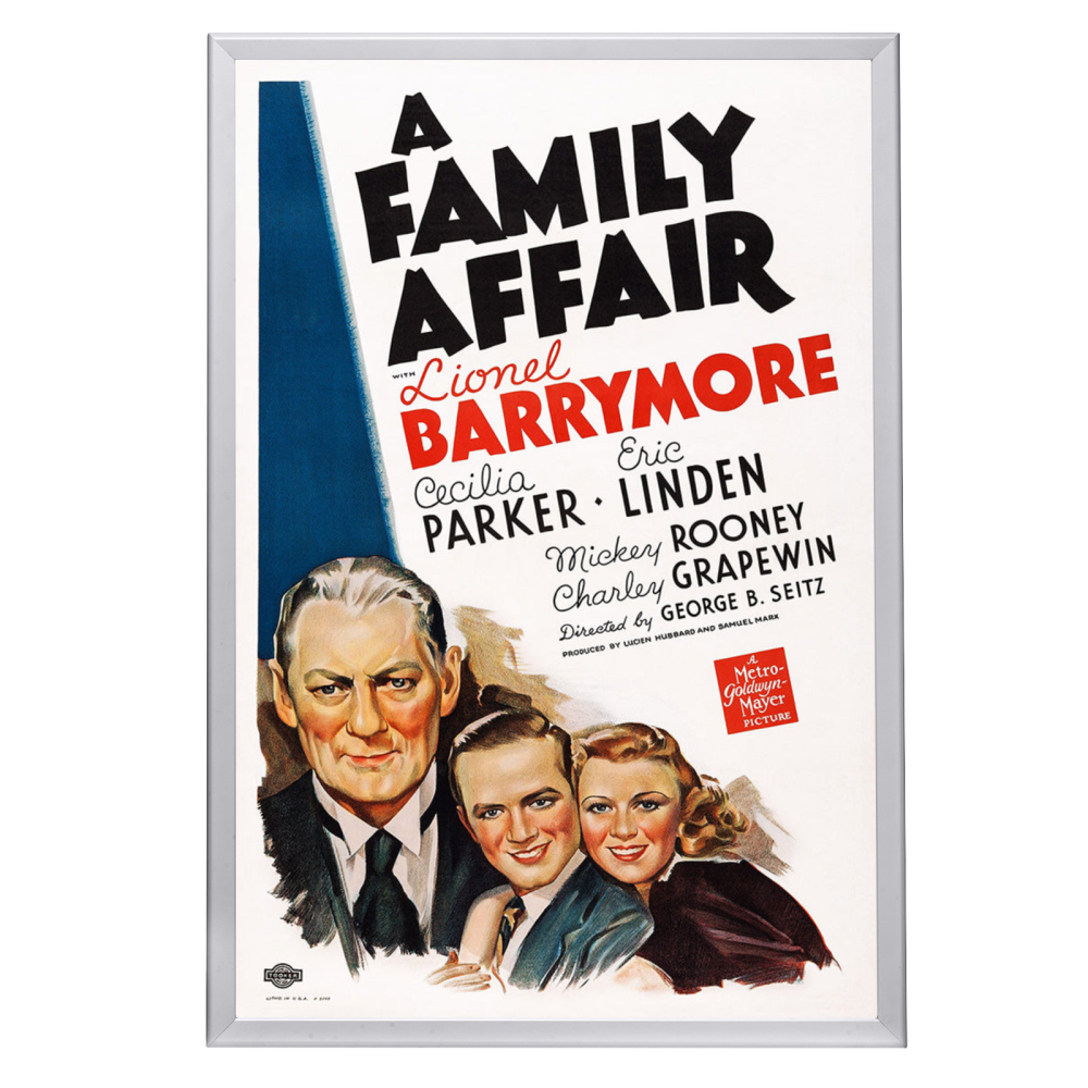 "Family Affair" (1937) Framed Movie Poster