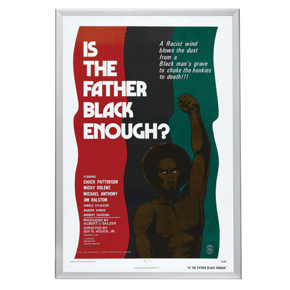 "Is The Father Black Enough" (1972) Framed Movie Poster