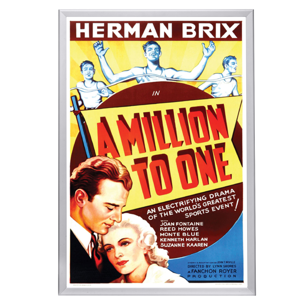 "Million To One" (1937) Framed Movie Poster