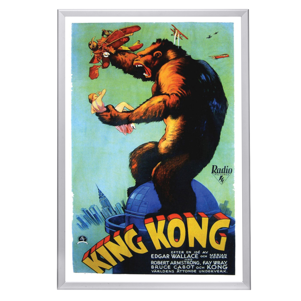 "King Kong" (1933) Framed Movie Poster