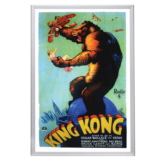 "King Kong" (1933) Framed Movie Poster