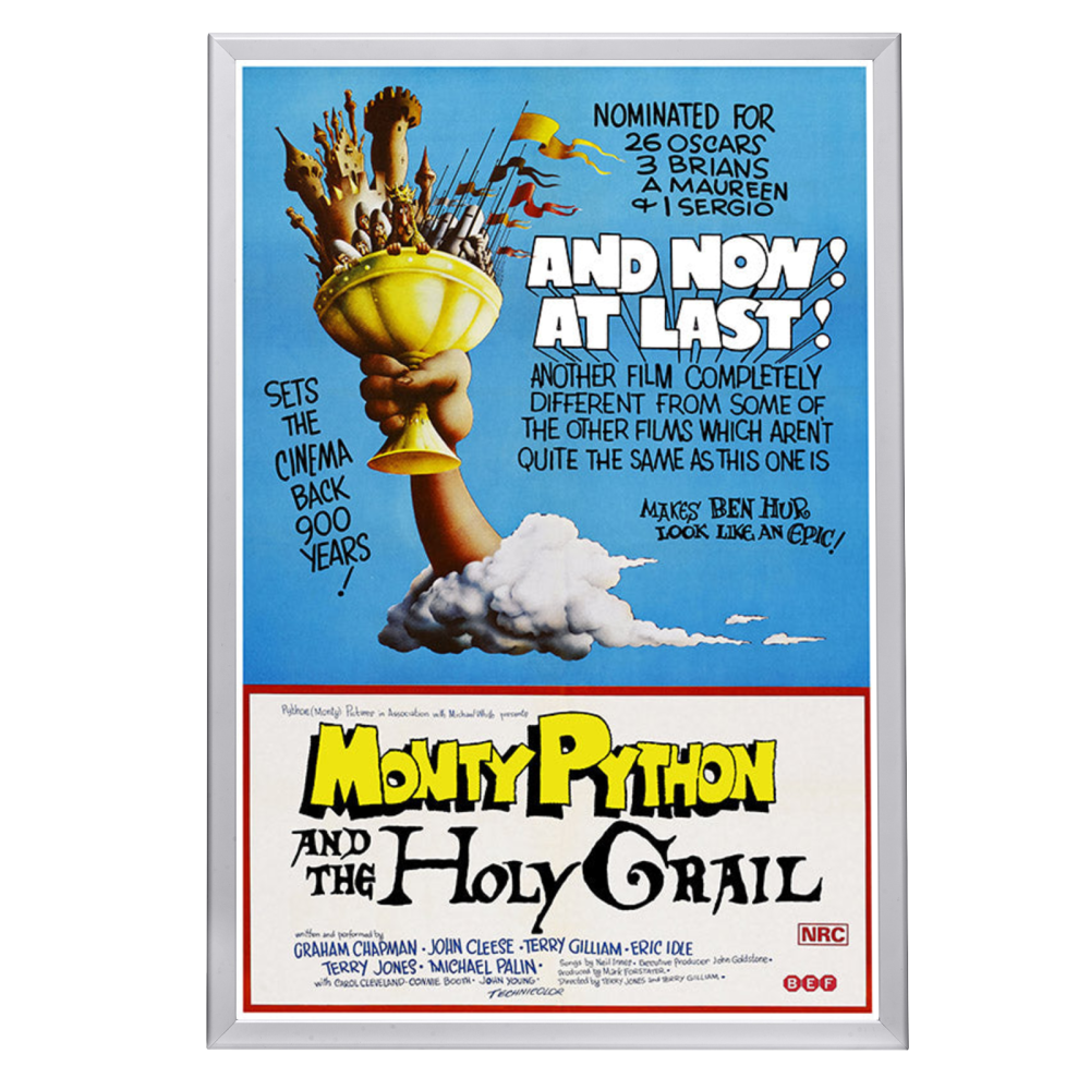 "Monty Python and the Holy Grail" (1975) Framed Movie Poster