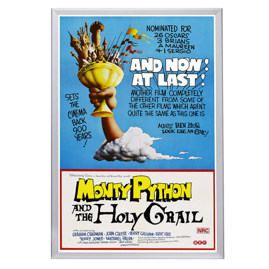 "Monty Python and the Holy Grail" (1975) Framed Movie Poster