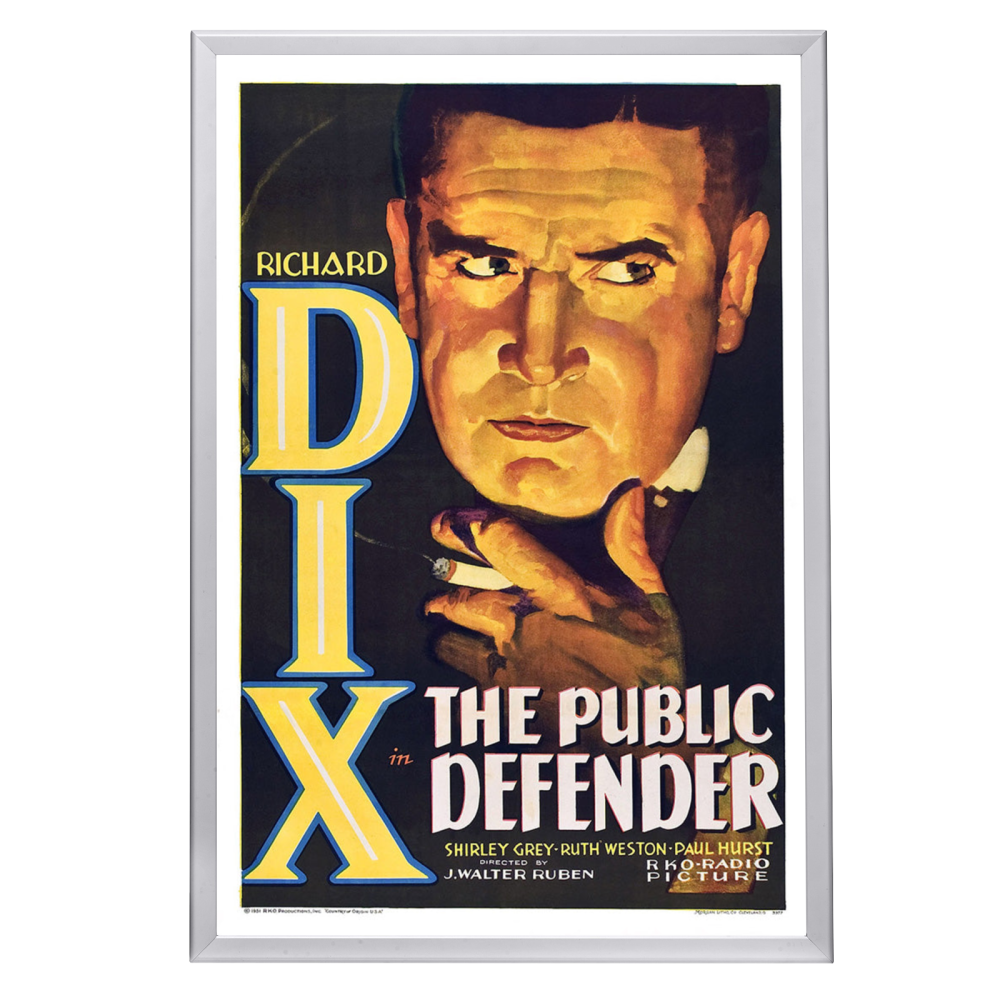 "Public Defender" (1931) Framed Movie Poster