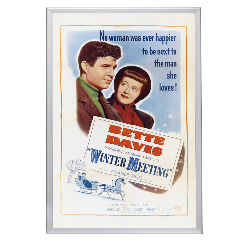 "Winter Meeting" (1948) Framed Movie Poster