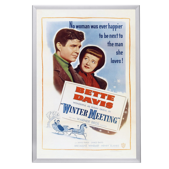 "Winter Meeting" (1948) Framed Movie Poster