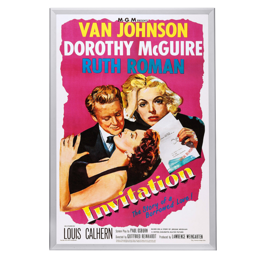 "Invitation" (1952) Framed Movie Poster