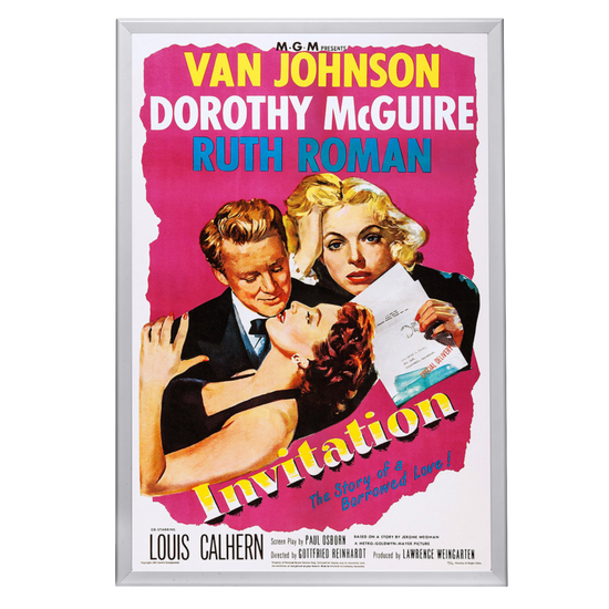 "Invitation" (1952) Framed Movie Poster