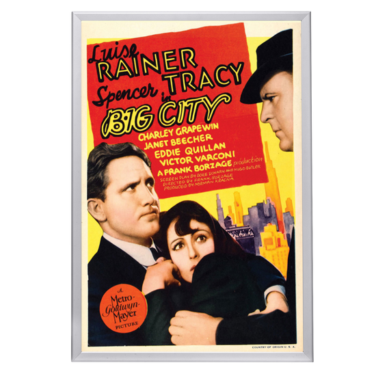 "Big City" (1937) Framed Movie Poster