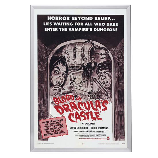 "Blood Of Dracula's Castle" (1969) Framed Movie Poster