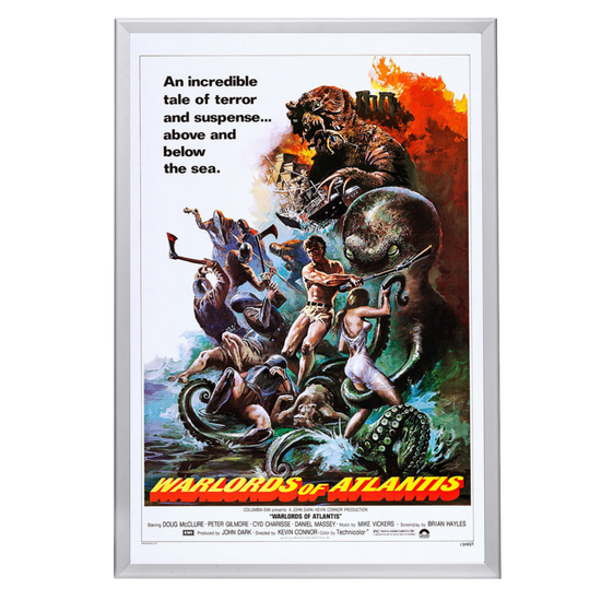 "Warlords Of Atlantis" (1978) Framed Movie Poster