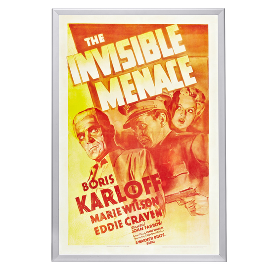 "Invisible Menace" (1938) Framed Movie Poster