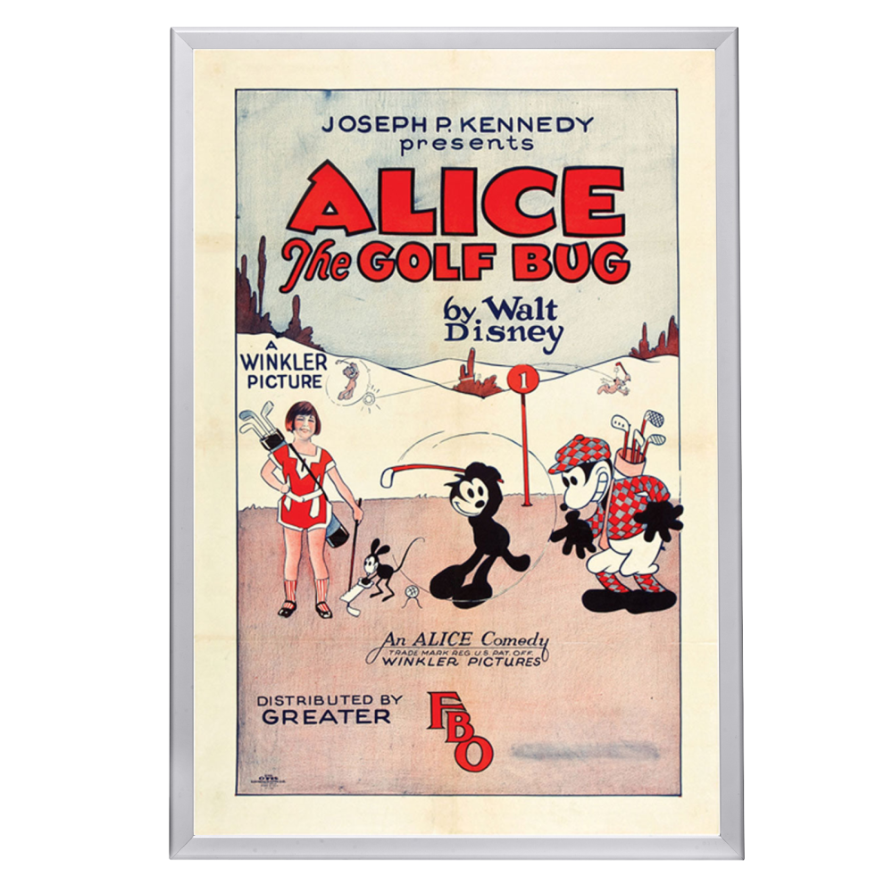 "Alice The Golf Bug" (1927) Framed Movie Poster