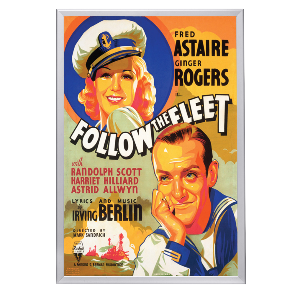 "Follow The Fleet" (1936) Framed Movie Poster