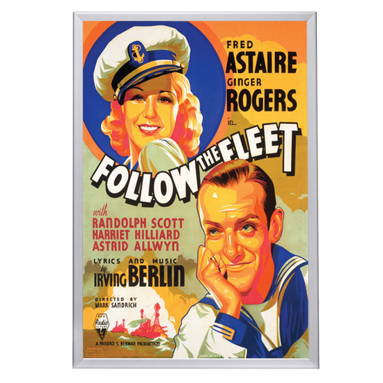 "Follow The Fleet" (1936) Framed Movie Poster