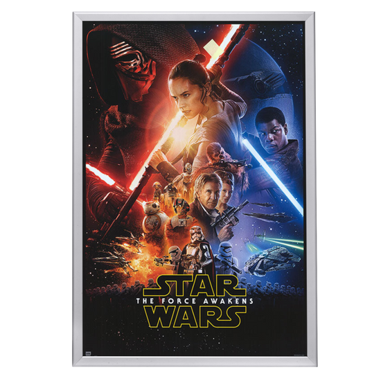 "Star Wars: Episode VII - The Force Awakens" (2015) Framed Movie Poster