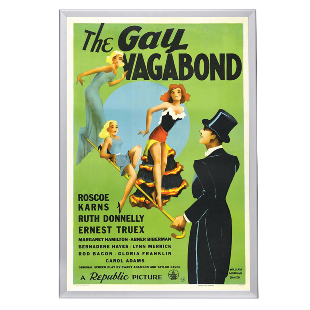 "Gay Vagabond" (1941) Framed Movie Poster