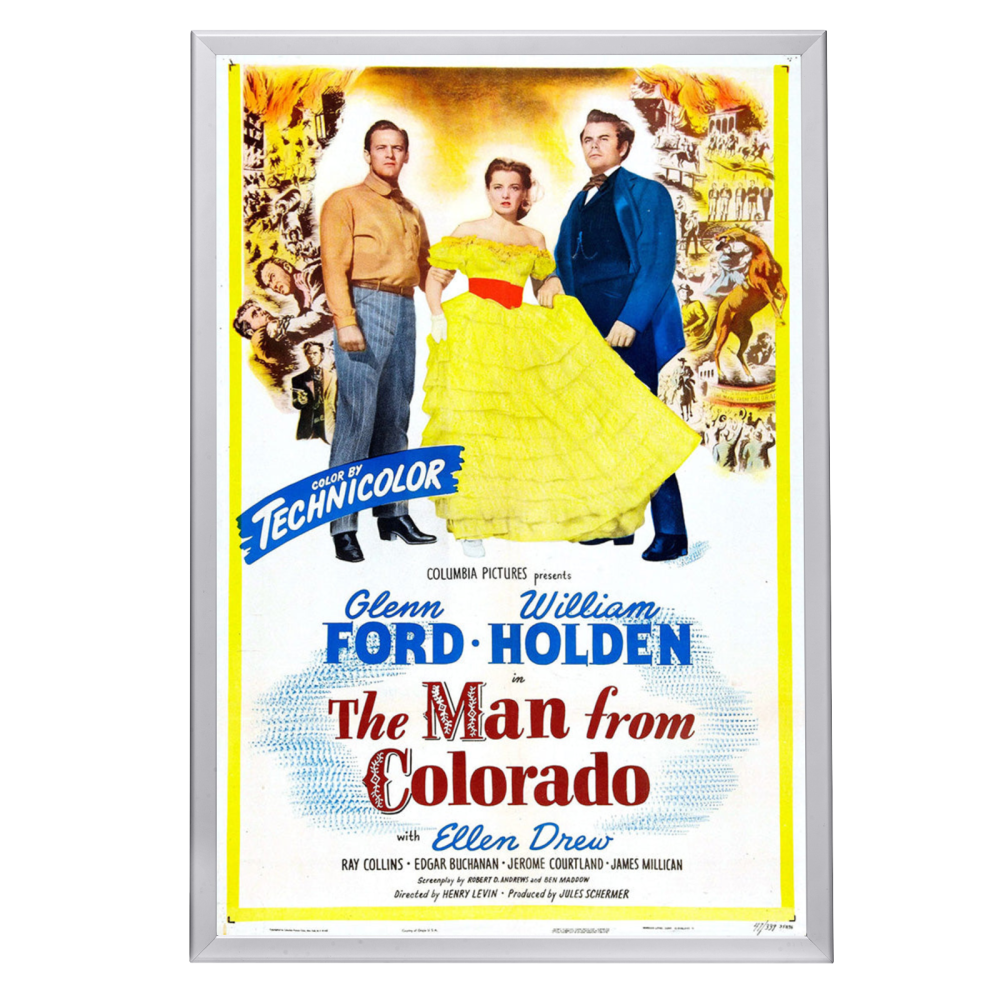 "Man From Colorado" (1948) Framed Movie Poster