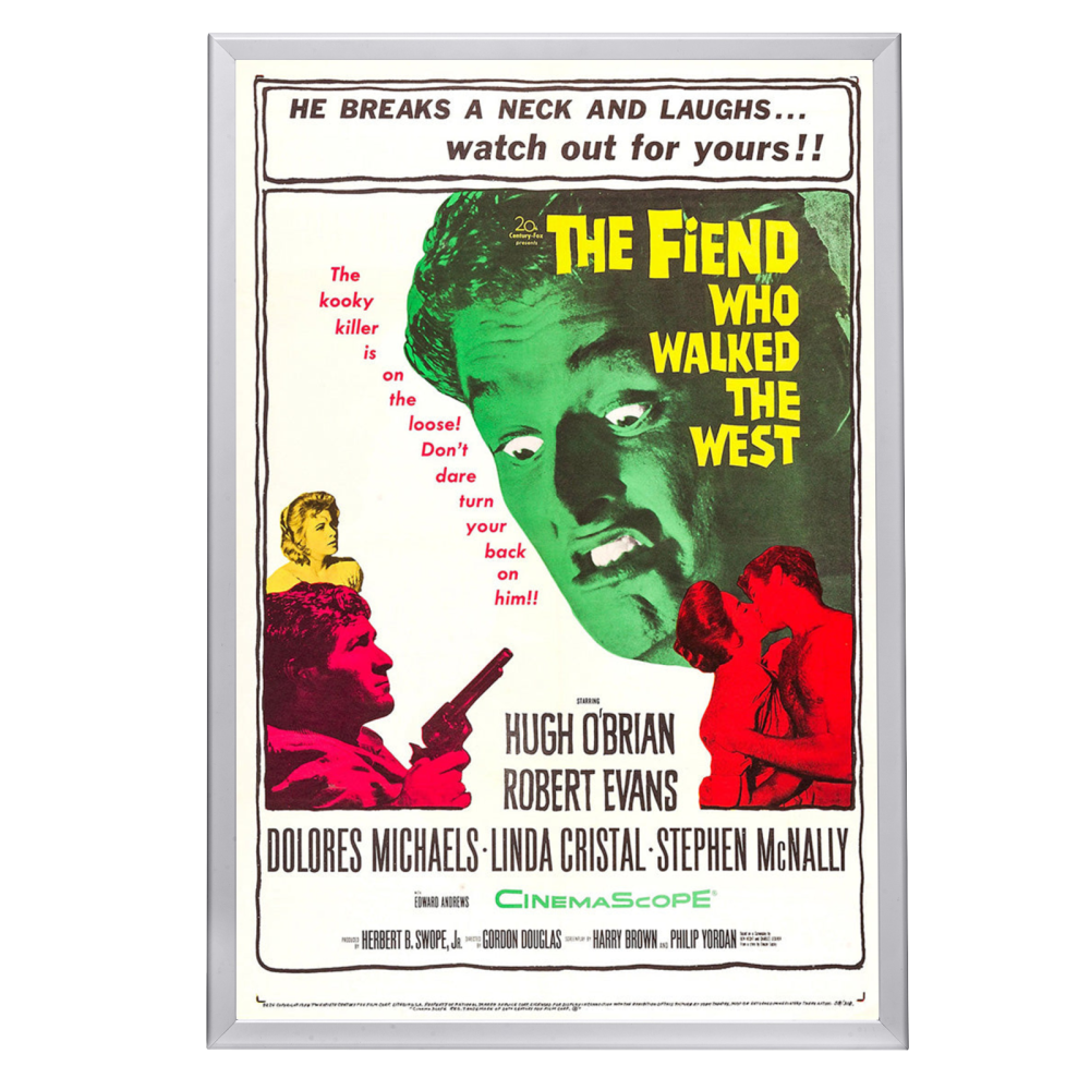 "Fiend Who Walked The West" (1958) Framed Movie Poster