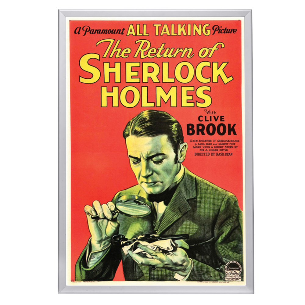 "Return Of Sherlock Holmes" (1929) Framed Movie Poster