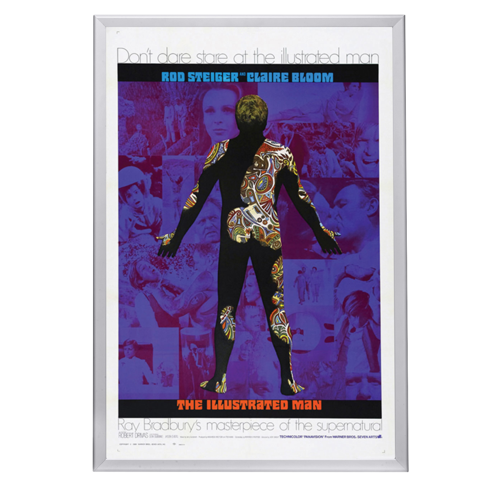 "Illustrated Man" (1969) Framed Movie Poster