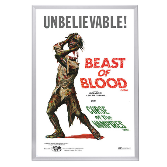 "Beast of Blood" (1971) Framed Movie Poster