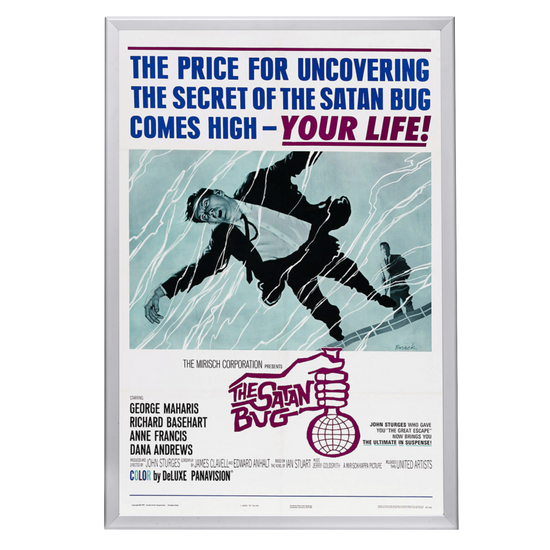 "Satan Bug" (1965) Framed Movie Poster