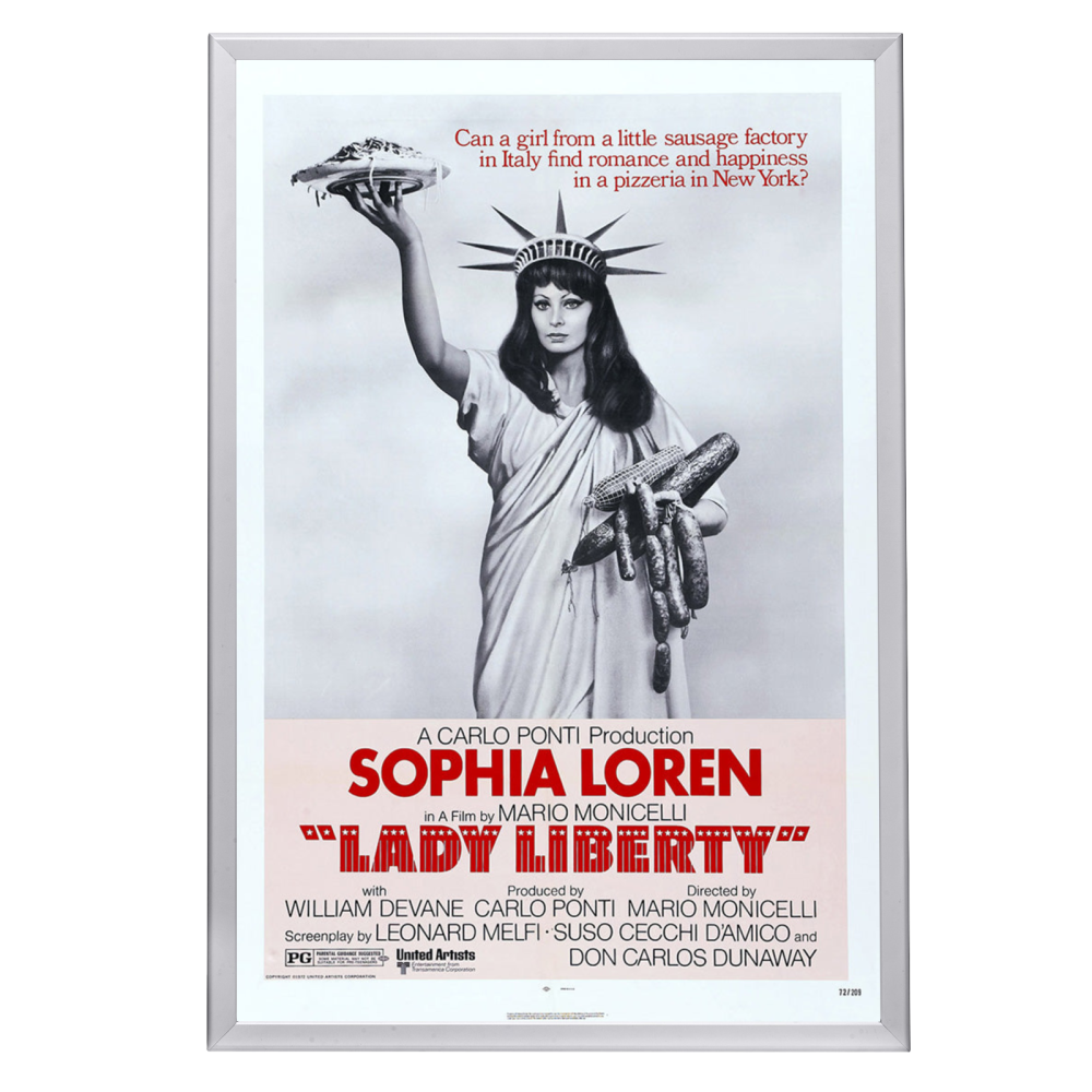 "Lady Liberty" (1972) Framed Movie Poster