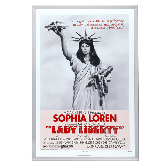 "Lady Liberty" (1972) Framed Movie Poster