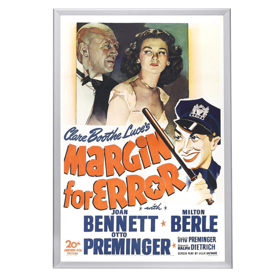 "Margin For Error" (1943) Framed Movie Poster