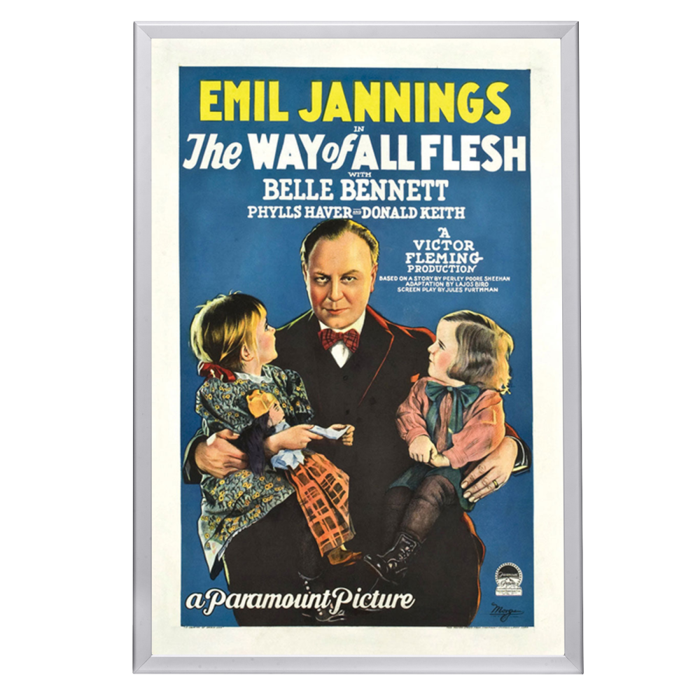 "Way Of All Flesh" (1927) Framed Movie Poster