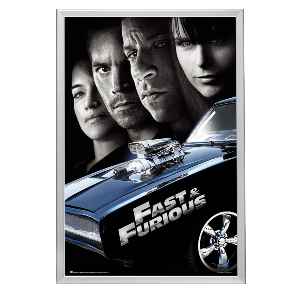 "Fast and Furious" (2009) Framed Movie Poster