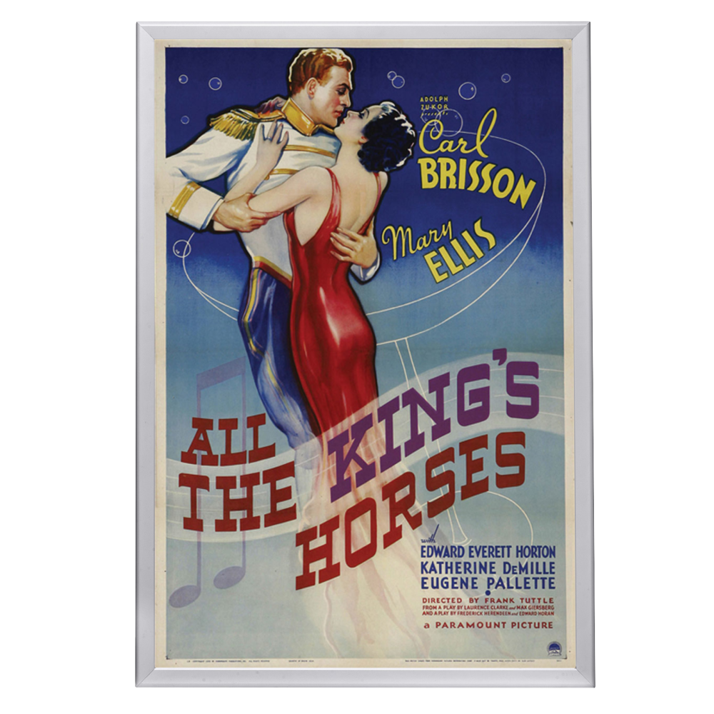 "All The King's Horses" (1934) Framed Movie Poster