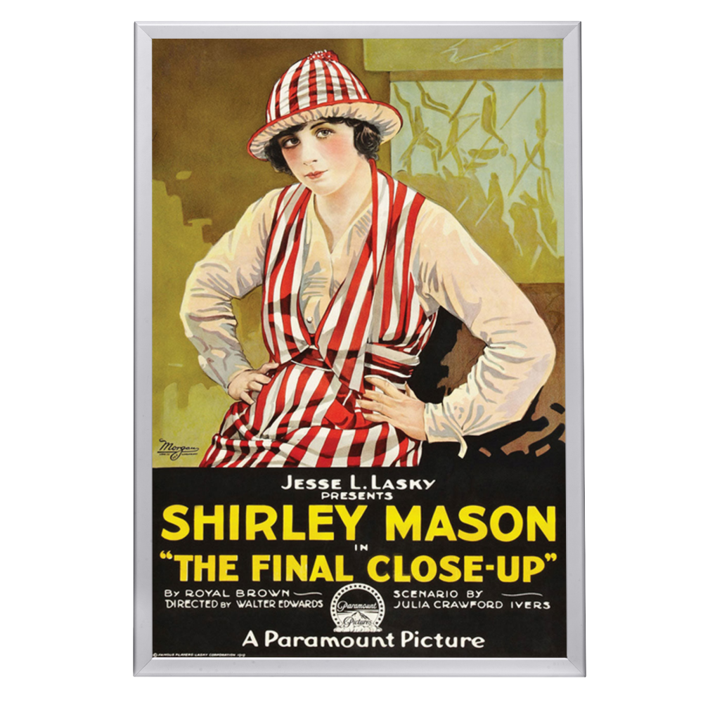 "Final Close-Up" (1919) Framed Movie Poster