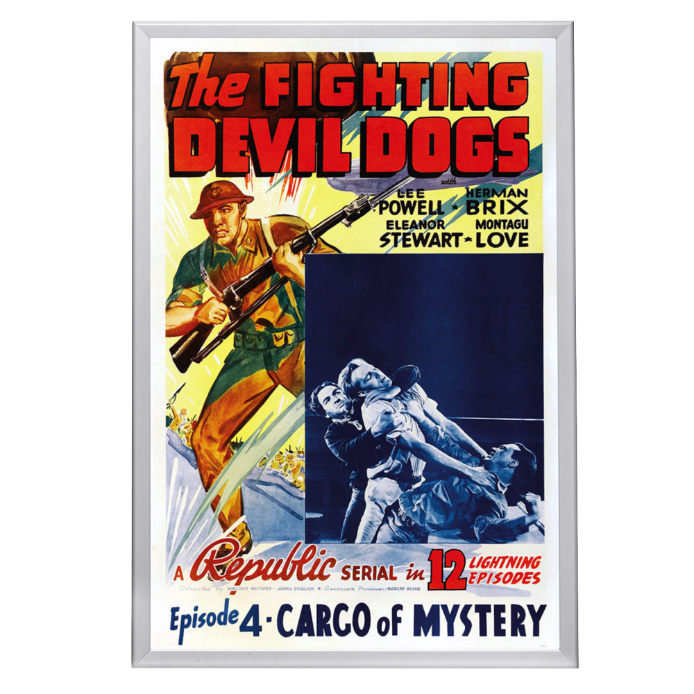 "Fighting Devil Dogs" (1938) Framed Movie Poster