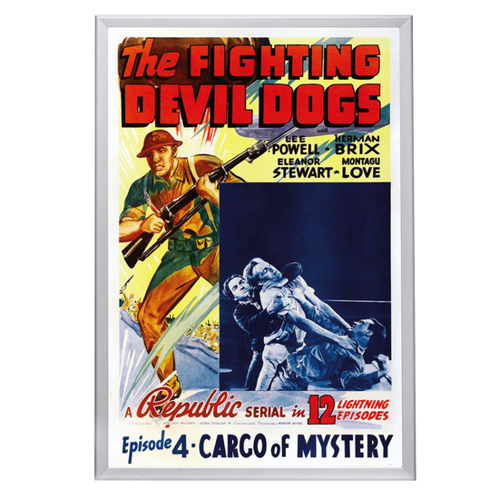 "Fighting Devil Dogs" (1938) Framed Movie Poster