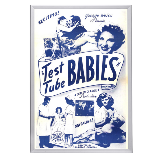 "Test Tube Babies" (1948) Framed Movie Poster