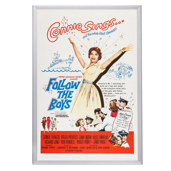 "Follow The Boys" (1963) Framed Movie Poster