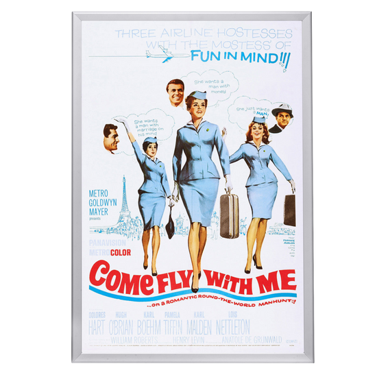 "Come Fly With Me" (1963) Framed Movie Poster