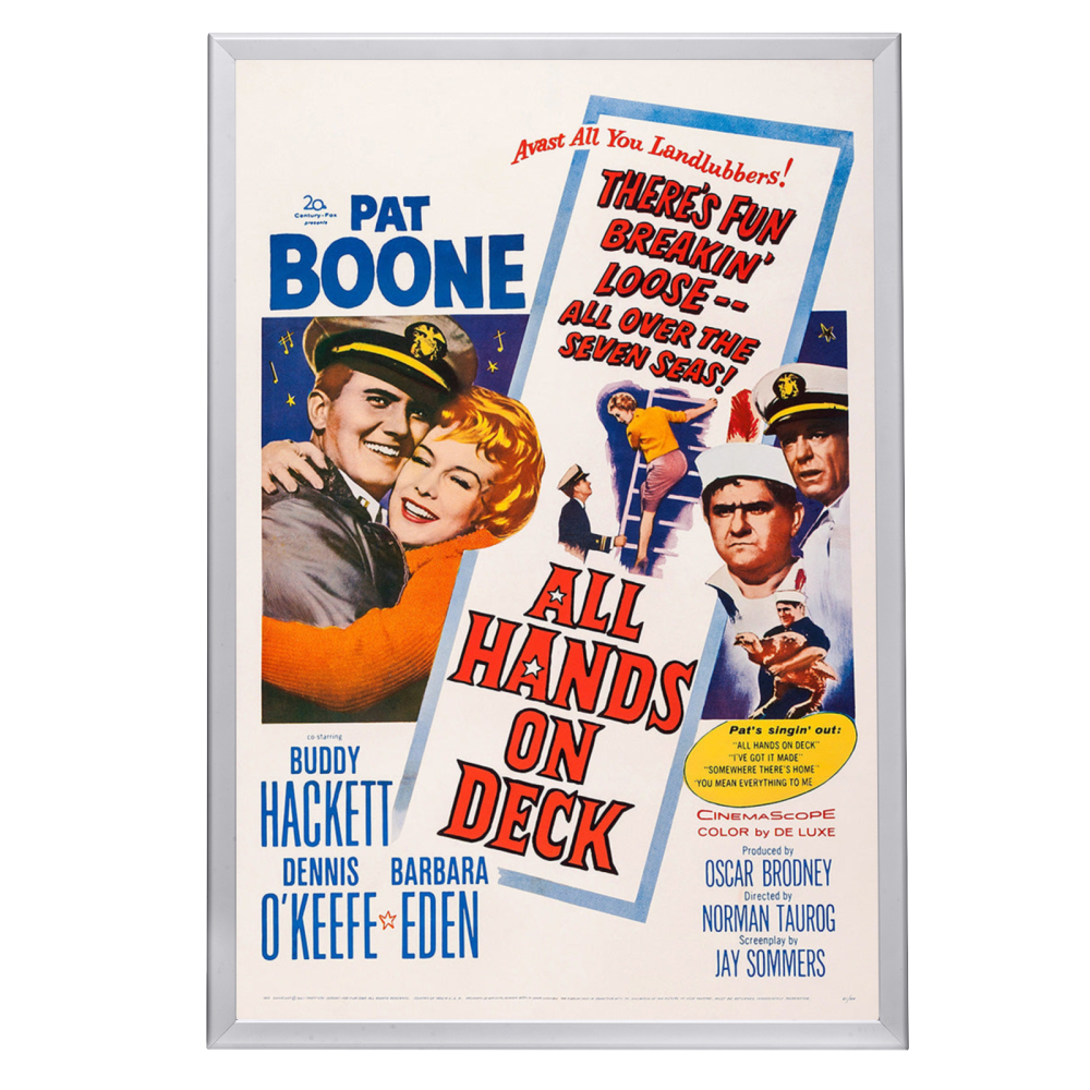 "All Hands On Deck" (1961) Framed Movie Poster