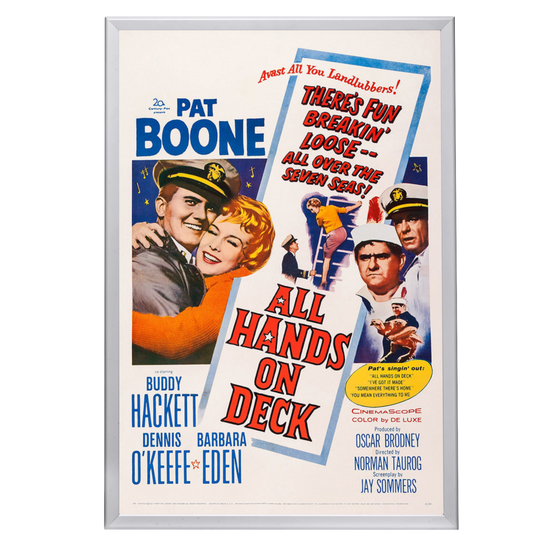 "All Hands On Deck" (1961) Framed Movie Poster