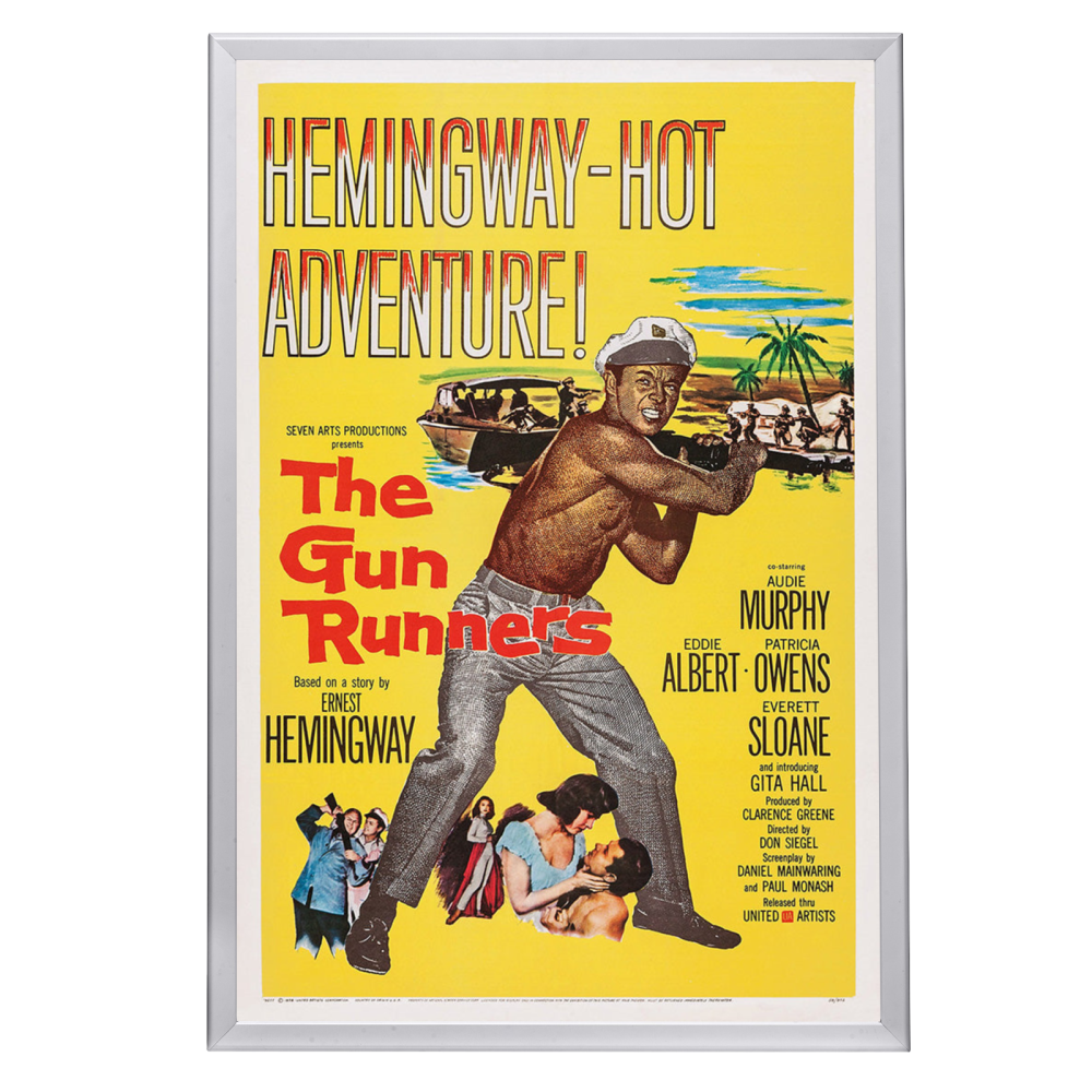 "Gun Runners" (1958) Framed Movie Poster