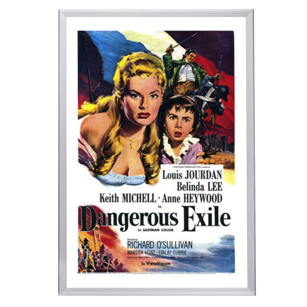 "Dangerous Exile" (1958) Framed Movie Poster