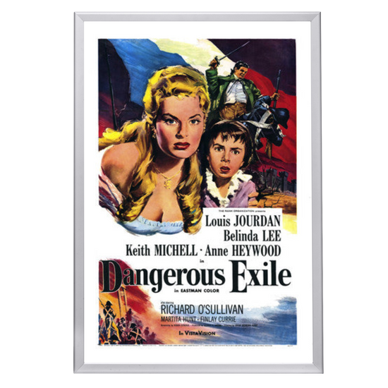 "Dangerous Exile" (1958) Framed Movie Poster