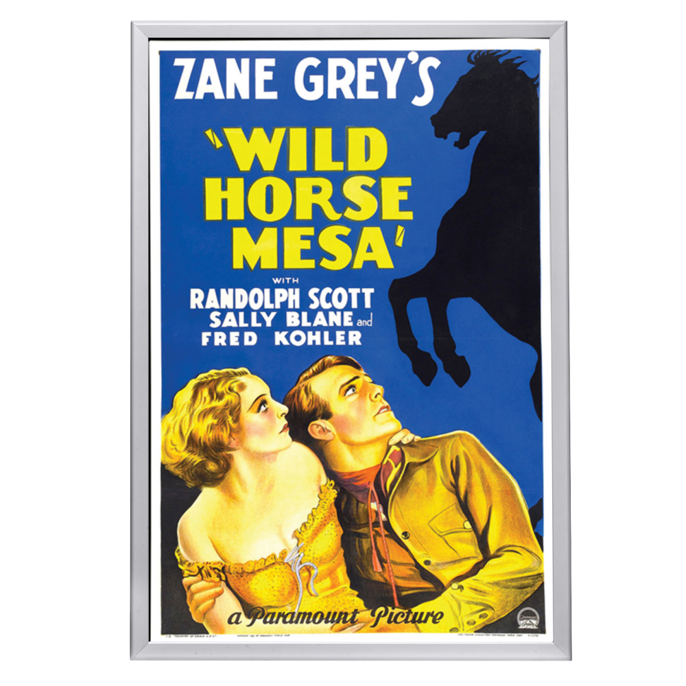 "Wild Horse Mesa" (1932) Framed Movie Poster